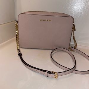 Baby pink Michael Kors Crossbody Purse